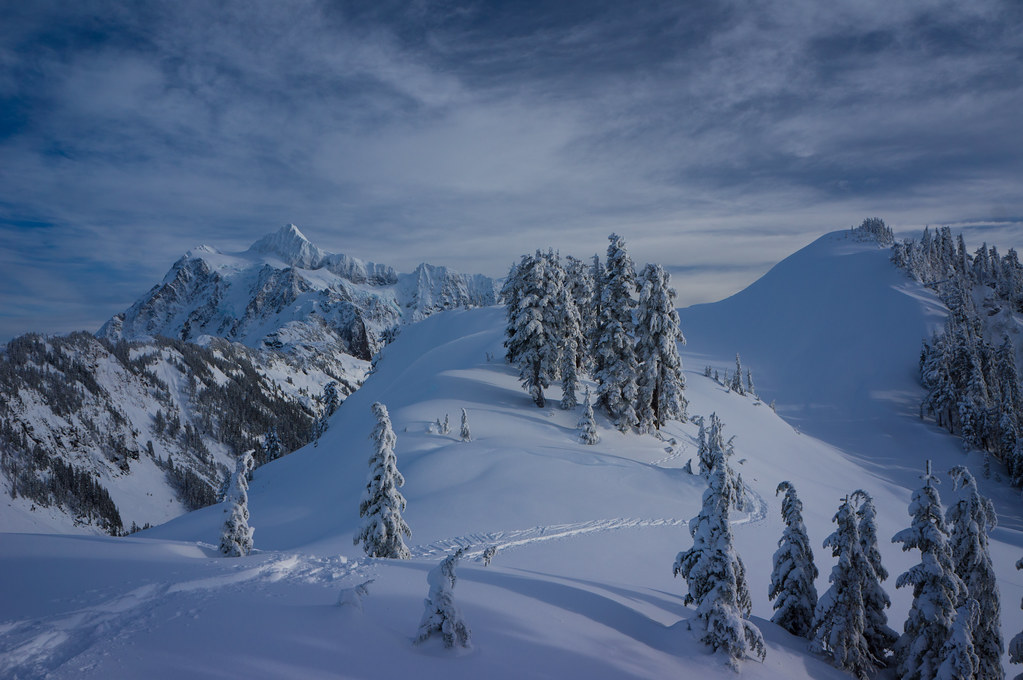 Mt. Shuksan and Huntoon Point from the Kulshan Ridge (Artist Point)