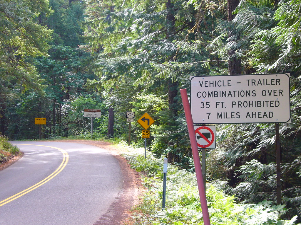 Start of the McKenzie Highway