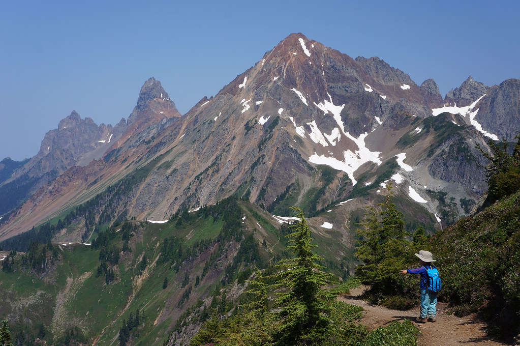 Little Hiker at Winchester Mountain