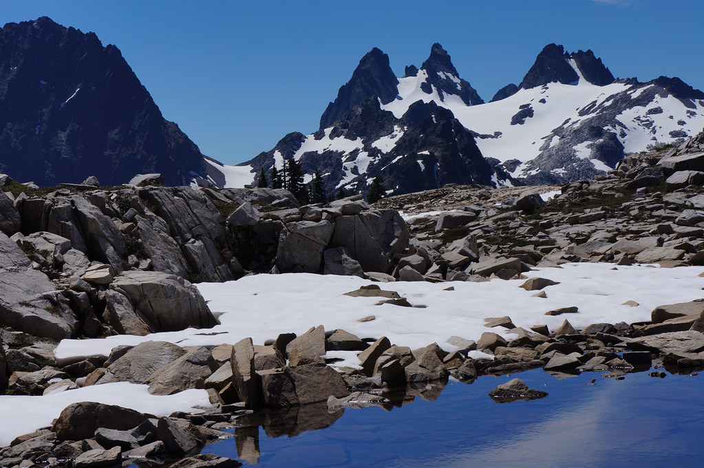 Chimney Rocks and Overcoat from Tank Lakes