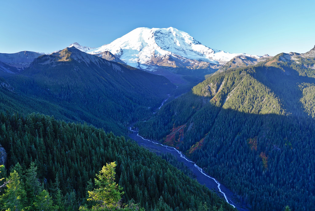Mt Rainier and the West Fork White River drainage