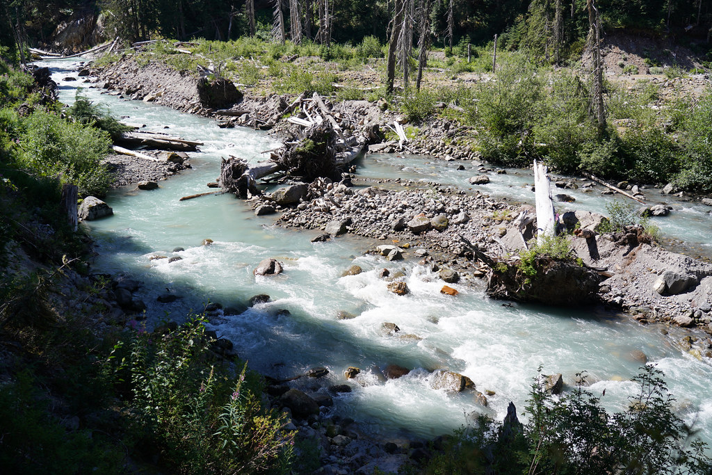White Chuck River crossing area