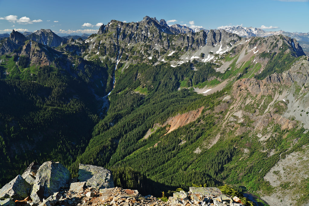 Gold Creek drainage with the PCT