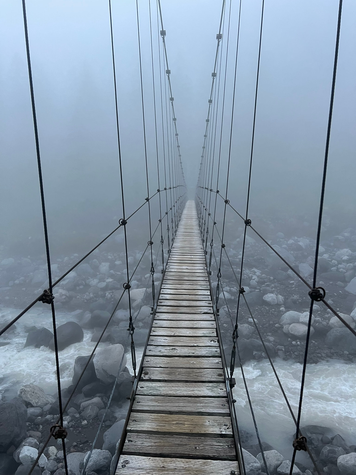 Upper Carbon River crossing