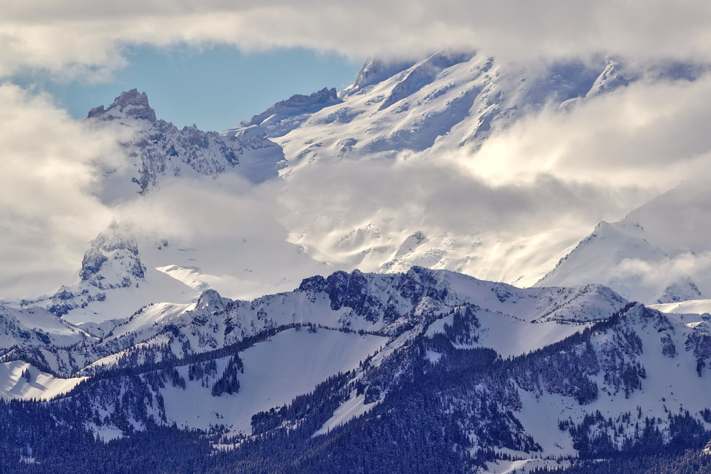 Mt Rainier from Mutton Mountain