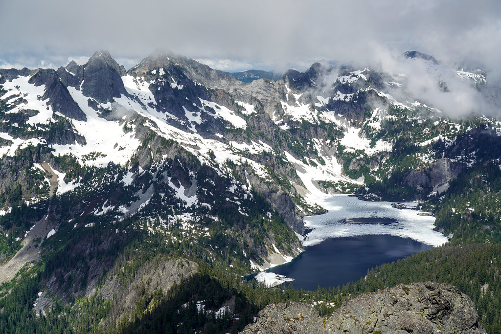 Snow Lake from Snoqualmie Mountain