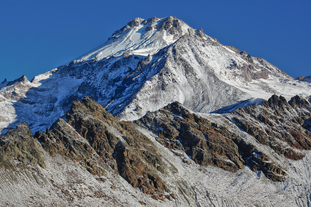 Glacier Peak with fresh snow