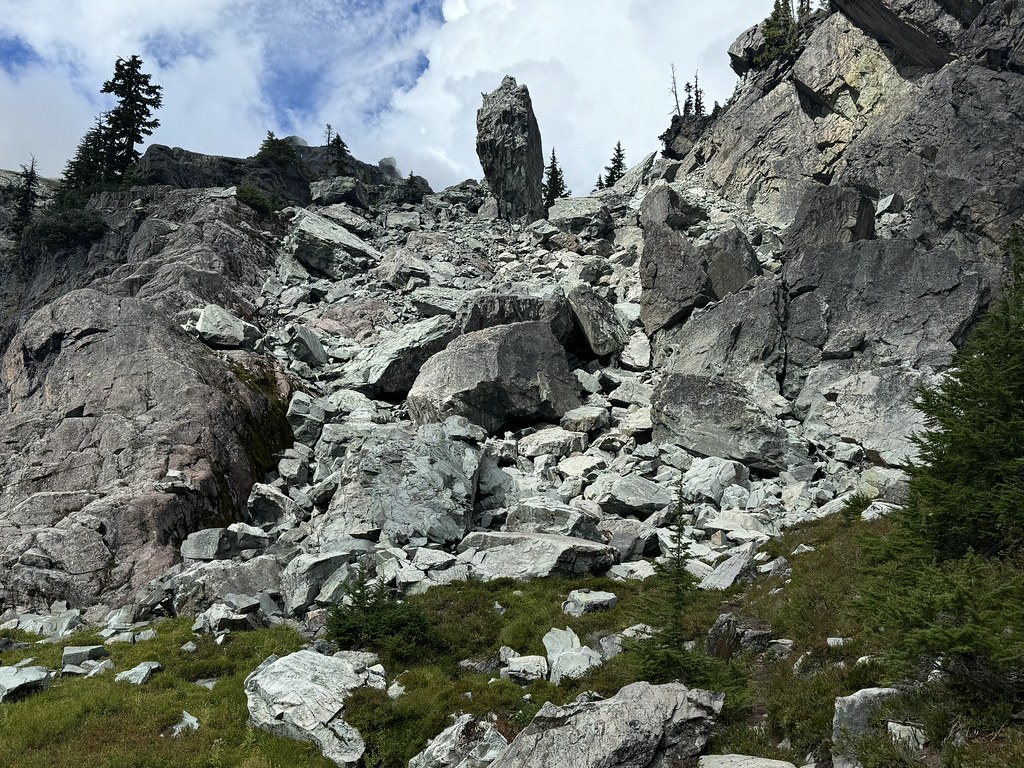 The Monolith at Glacier Lake