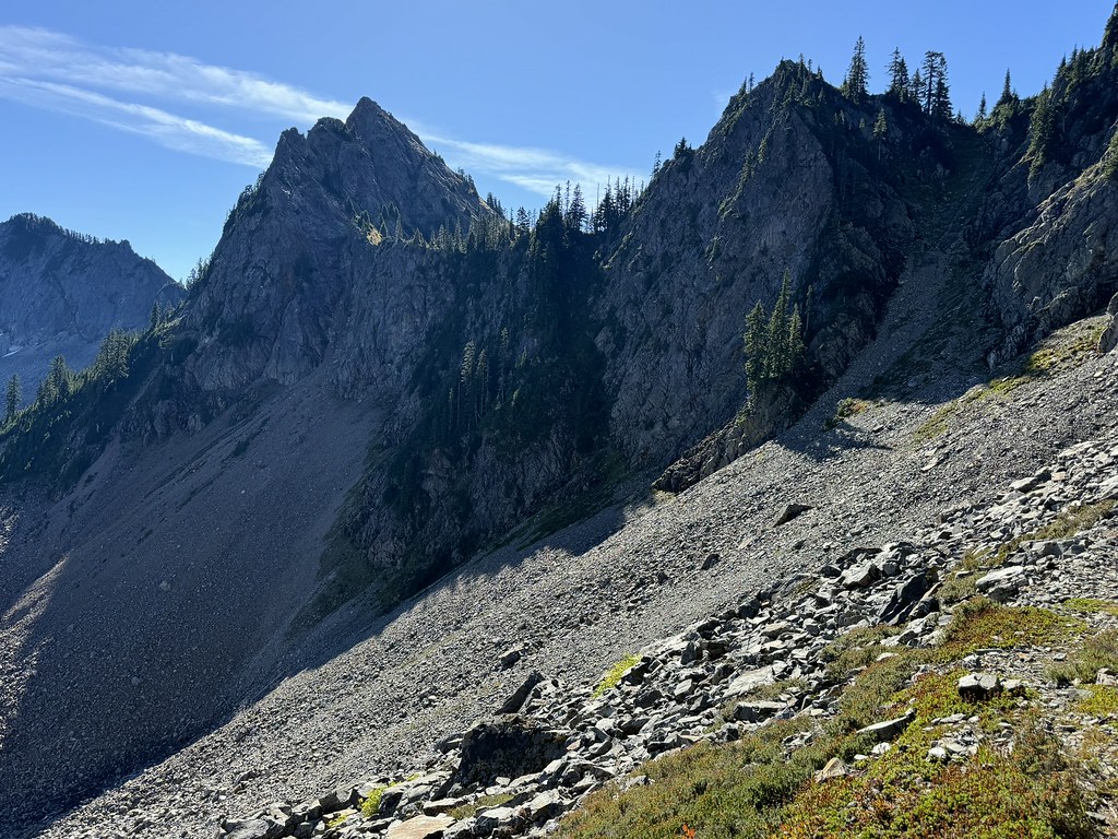 Red Pass and Red Mountain from the Cascade Crest Trail