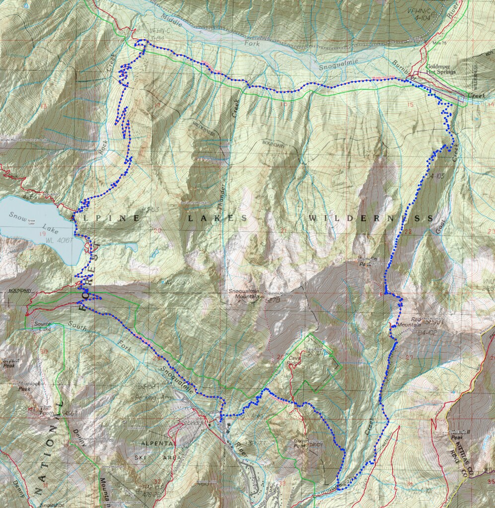Snoqualmie Mountain Circumnavigation
