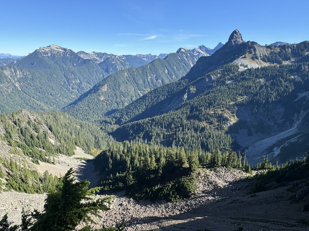 Mount Thomson, Burntboot Drainage, and the Middle Fork Snoqualmie drainage