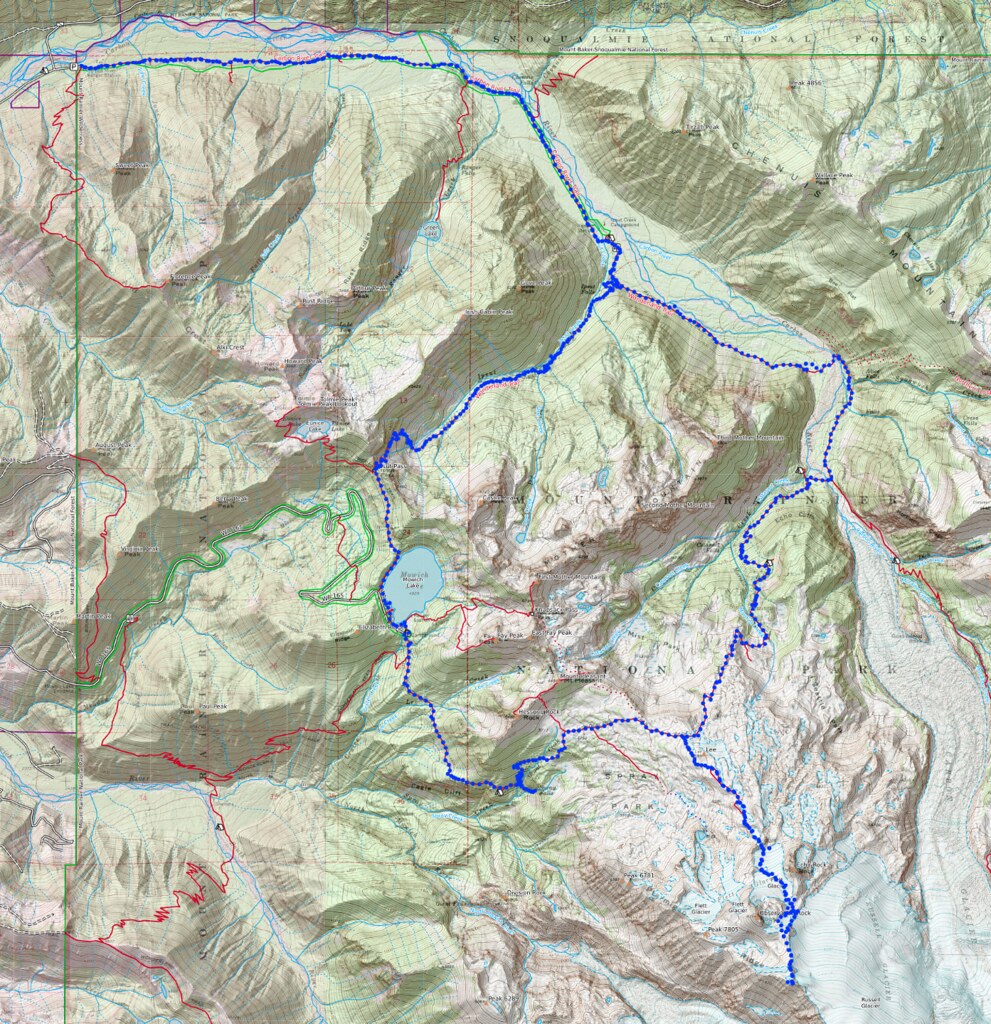 Spray Park and Ptarmigan Ridge