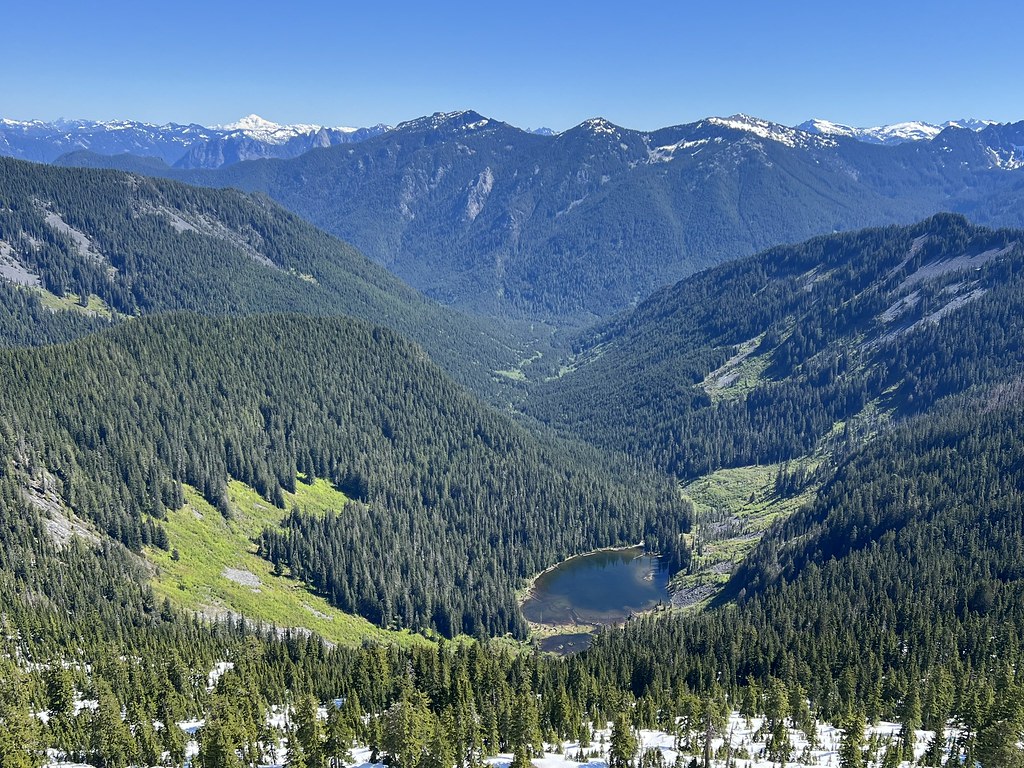 Spider Lake (Glacier Peak in the distance)