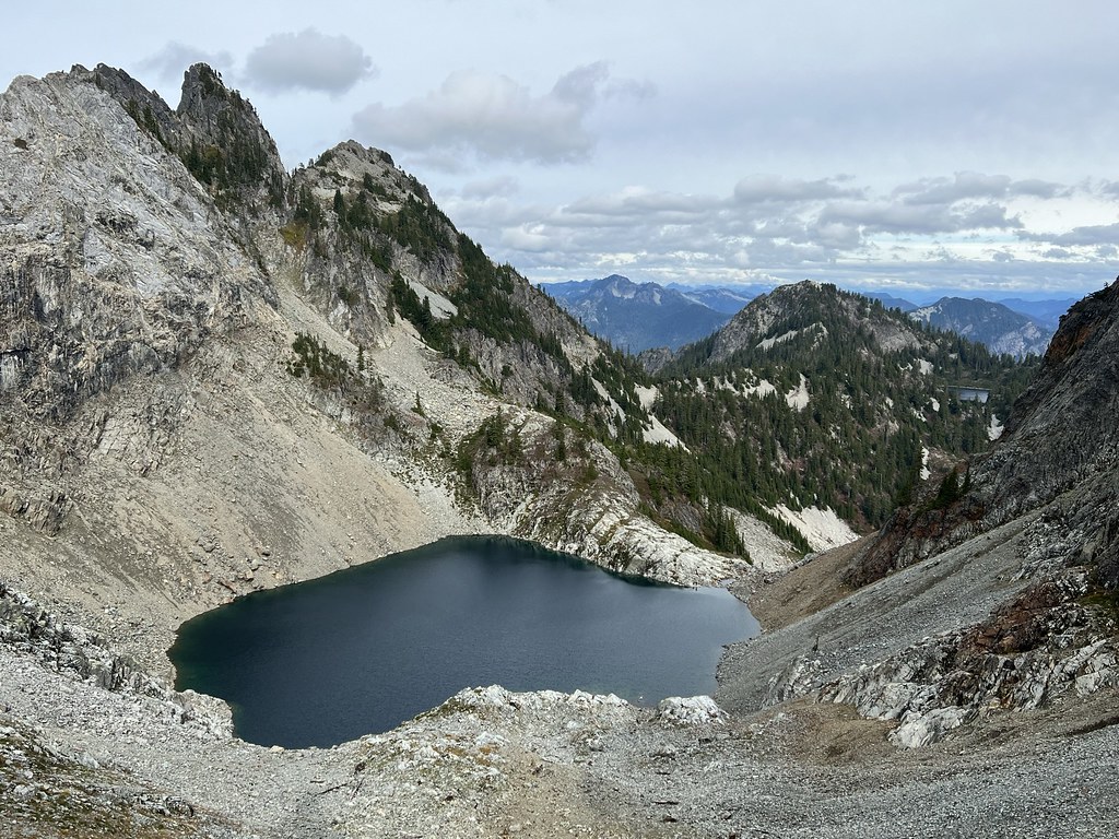 Chair Peak Lake from Melakwa Pass