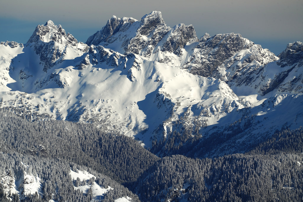 Overcoat Peak and Chimney Rock (from South Bessemer)