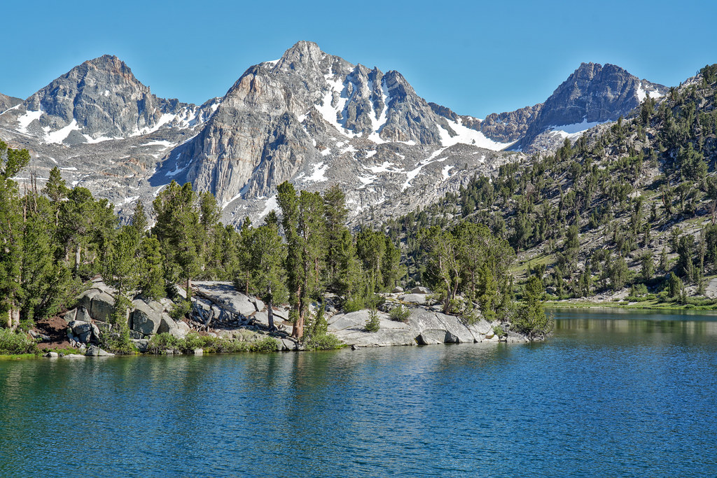 Flacor, Rixford, Painted Lady, Glacier Spike from Rae Lakes
