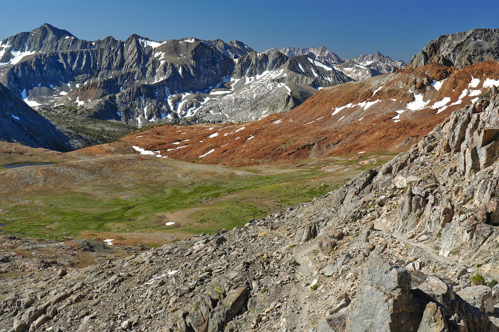 PCT/JMT approaching Pinchot Pass