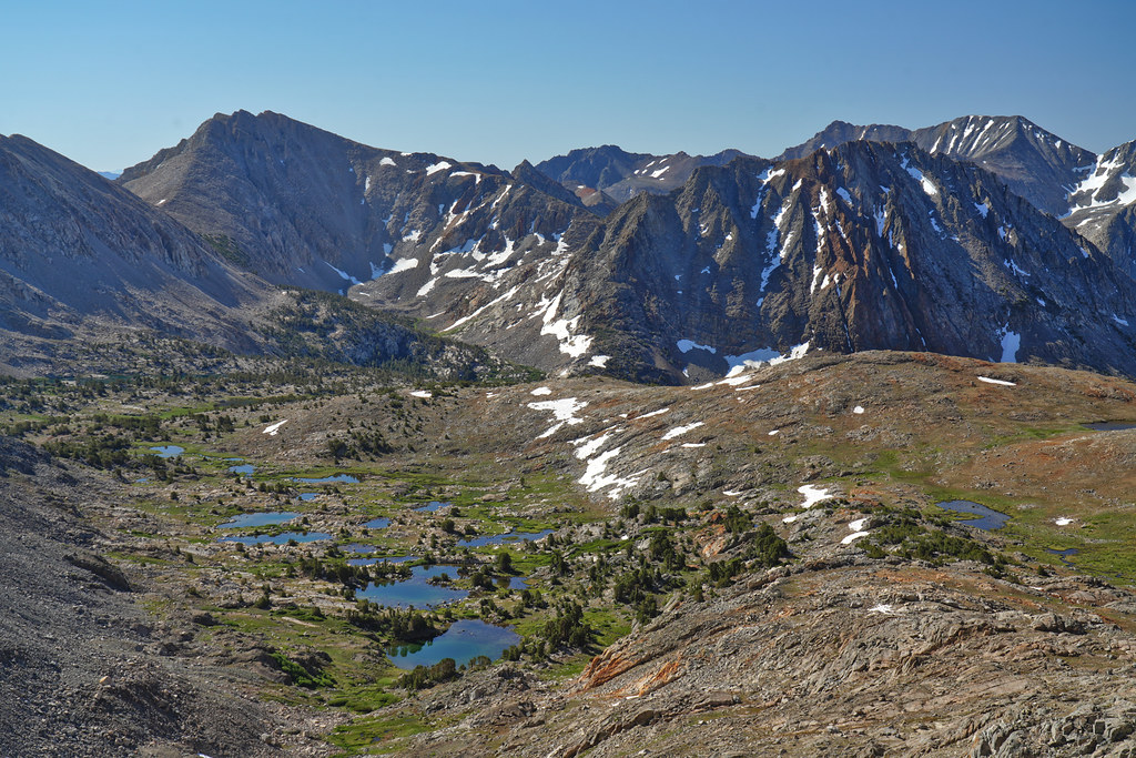 Colosseum Mountain in the background with the headwaters of Woods Creek in the foreground