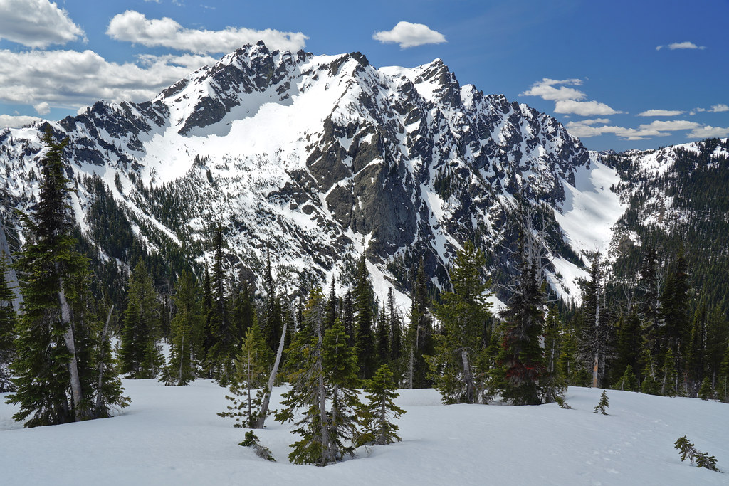 Hawkins Mountain from ascend to Fortune Creek Pass