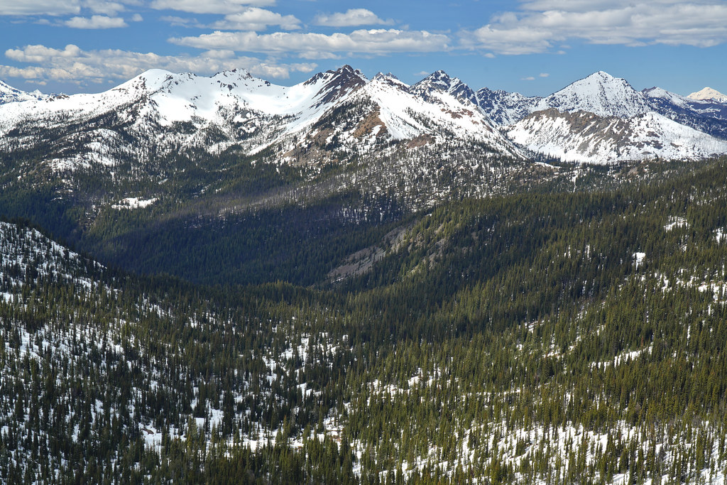 Scatter Peaks from pass south of Lake Ann